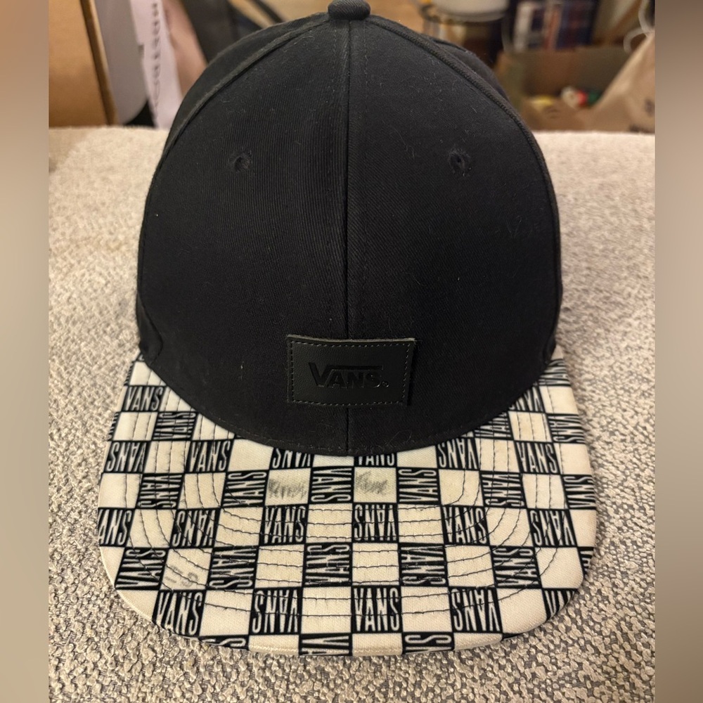 Vans Black and White Checkerboard Cap